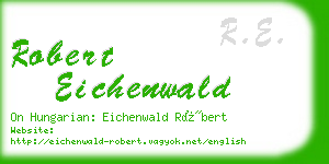 robert eichenwald business card